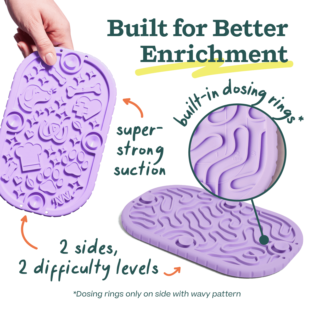 Woof FlipMat Mini — Lavanda — imagen oficial 3